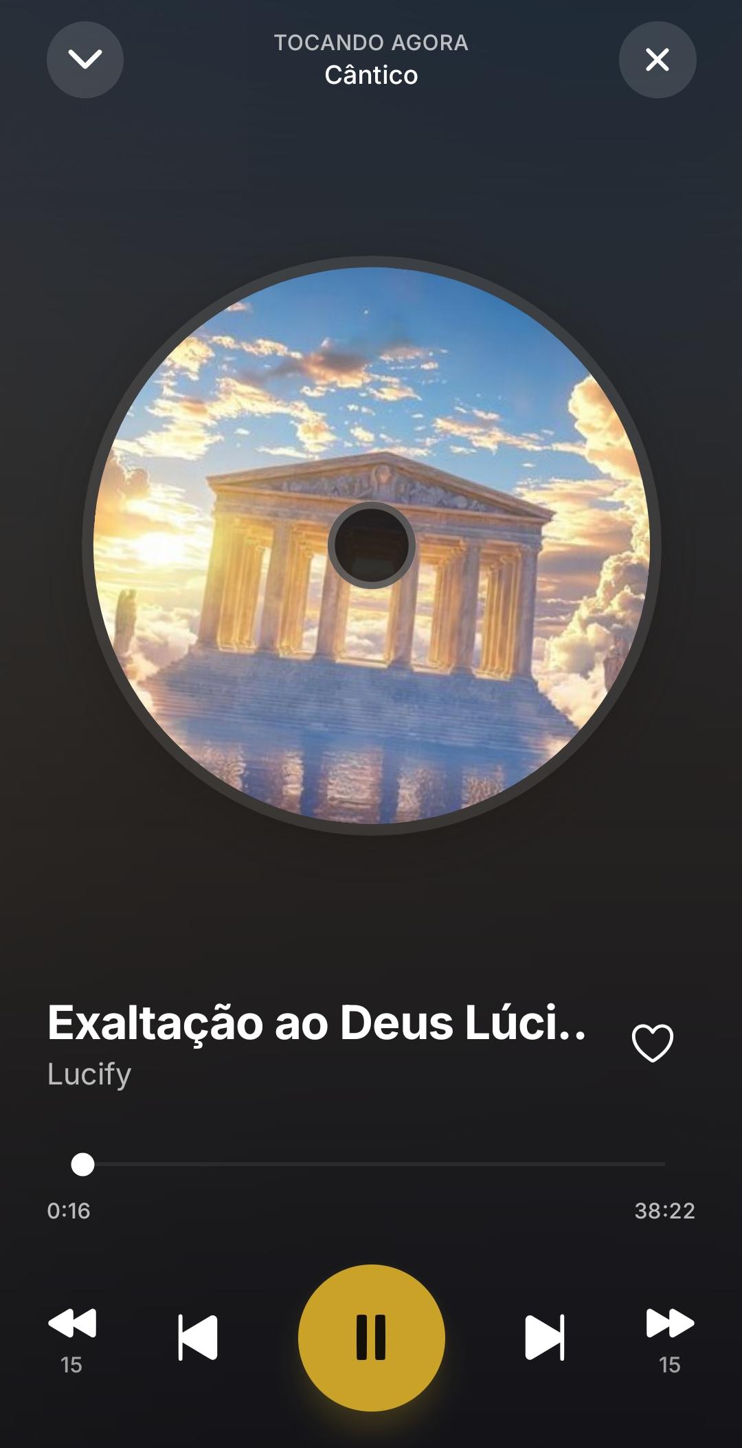 Tela do app Lucify